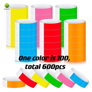 600pcs Gelang Tiket Event Gelang Tiket Anti Air PVC Gelang Wahana Gelang Tiket Lanyard