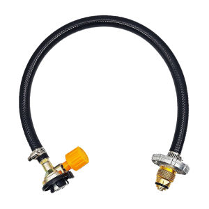 Gas Refill Adapter with One-Piece Cassette Filling Valve Easy Installation for Plumbing Systems
