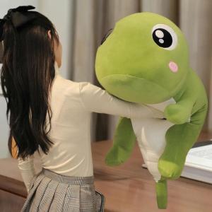 YAFEN 1 Piece Lovely Soft Anime Animal Dinosaur Stuffed Kawaii Room Decor Doll Pillow Toy For Kids Girl Gifts 60 80CM Long Dinosaur Plush Toys