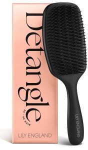 Black Detangling Brush - Wet & Dry Hair Brush for 2c 3c 4c Curly Hair