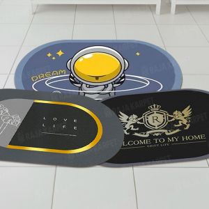 Raja Karpet keset pintu masuk rumah Keset Kamar Mandi Anti Slip 3d keset kamar mandi serap air keset lantai menyerap air kesed kamar mandi serap air keset anti slip UKURAN 60 x 40cm