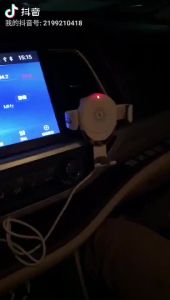 15W Không Dây Nhanh Chóng Sạc Xe Núi Không Khí Vent Điện Thoại Di Động Chủ Sạc Đứng Phù Hợp Cho 12 11 Pro Max Samsung