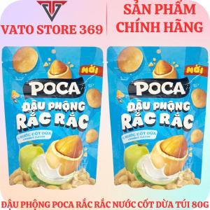 Đậu phộng POCA rắc rắc nước cốt dừa gói 70g