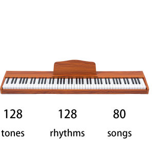 88 Keys Intelligent Electric Piano Strength Sensor Wooden Piano Professional Multifunctional Electronic Piano