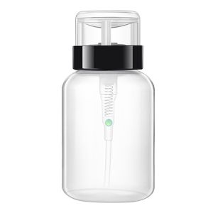 250ML Nail Polish Remover Empty Press Dispenser Bottle Nail Polish Remover Bottle Makeup Cleansing Cleaner Container