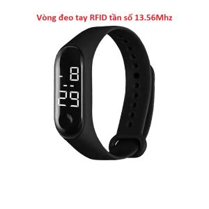 Vòng Tay RFID Phòng GYM Bể Bơi Thẻ Từ Vòng Tay IC 13.56Mhz/ ID125khz Thẻ từ silicone RFID KHÔNG COPY