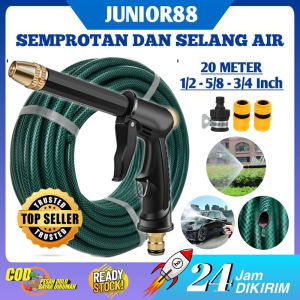 Paket Selang Air 1/2 Satu Set Semprotan Air Kepala Kran Sepaket Alat Semprotan Cuci Motor dan Mobil Siram Tanam Perkebunan Serbaguna