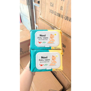Khăn Ướt Cho Bé Navi Baby – Sợi Vải Dày Mịn Không Rát Da Dành Cho Da Nhạy Cảm