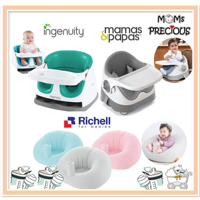 Ingenuity Baby Base 2-in-1 Booster Feeding Seat Mamas Papas Baby Dining  Bud Booster Seat Richell Soft Baby Sofa Lazada
