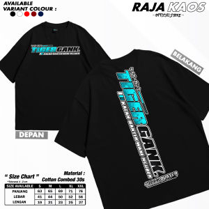 Kaos Racing Tiger Gank Kalah Banter Wani Nguber Baju Distro Motor Herex Honda Gank CB GL MP Tshirt Otomotif Bahan Katun Combed 30s Sablon Plastisol/DTF Langsung Kirim Bisa Cod RajaKaos12