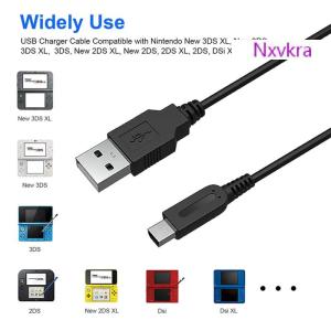 Nxvkra 3DS USB Charger Cable Power Charging Lead For Nintendo New 3DS XL New 3DS 3DS XL 3DS New 2DS XL New 2DS 2DS XL 2DS DSi