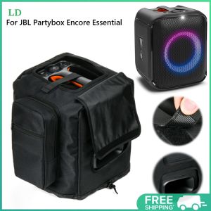 COD [Free Shipping] Speaker Cover with Microphone Storage Bag for JBL Partybox Encore Essential Black Portable Audio Mounts