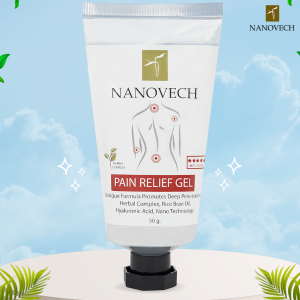 เจลลดปวด นาโนเวช Nanovech Pain Relief Gel | ลดอาการปวดเมื่อย กล้ามเนื้อ ข้อเข่าเสื่อม เถาเอ็นอ่อน | เพิ่มน้ำหล่อเลี้ยงข้อ 50 กรัม