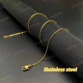 18K Gold Stainless Steel Necklace for Women: A Stylish & Adjustable Gift