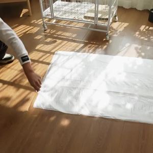 Pet waste tray cleaning bag elastic film bag parrot birdcage garbage bag dog cage elastic bag