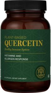 Bổ sung Quercetin 250 mg của Global Healing Center để hỗ trợ hệ miễn dịch bao gồm QuerceFIT không có Bromelain & Kẽm (60 viên nang)