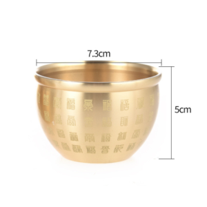 Small Brass Jubilee Pot Rice Jar For Wealth And Prosperity