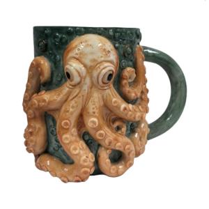 Pirate Tankard Large Capacity Beer Mug with Handle Beverage Drinking Cup Resin Drinkware For Cappuccinos Milk Use