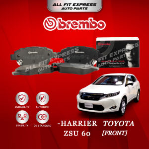TOYOTA HARRIER ZSU60 MARK-X ZIO 240F FRONT (DEPAN) BREMBO BRAKE PAD 100% ORIGINAL AUTHENTIC PRODUCT (PRICE FOR 4 PCS)