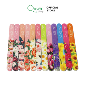 Dũa Móng Tay Giấy Cao Cấp Quyên Beauty DGQ804 Nhiều Họa Tiết Hoa Sang Trọng Quà Tặng Ý Nghĩa