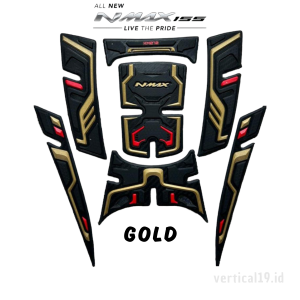 KM272 Aksesoris Tankpad All New Nmax Tahun 2020 - 2024 Bahan Karet Premium
