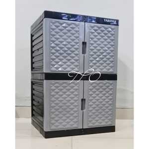 LEMARI PAKAIAN PLASTIK SERBAGUNA SUSUN 3 TABITHA [TABBOX]