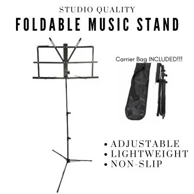 🔥SG READY STOCK🔥 Foldable Music Stand (Carrier Bag Included)