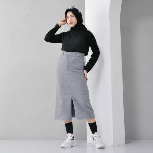 Seventyn Skirt Rok Jeans Mode Hijab Korean Style