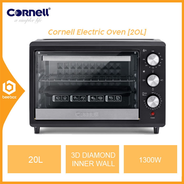 Cornell Electric Oven Stainless Steel Handlese Series 20l 40l 36l 1500w Oven Ceo E2010x Ceo 5083