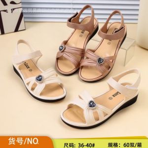 Free Shipping 2026 Hot-Selling New Wedge-Heeled Mid-Heel WomenS Sandals Beach Sandals And Slip-On Sandals Available In Stock