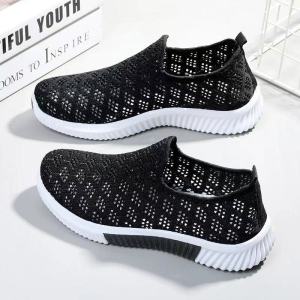 New Summer Cloth Shoes Flat Hollow WomenS Mesh Shoes Sports Casual Shoes Comfortable Flat Shoes