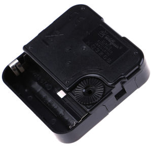 [HUSTOM] COD นาฬิกาแขวนผนังลายปักครอสติสรูปเวลาเคลื่อนไหว HQ3268วินาทีสีดำ