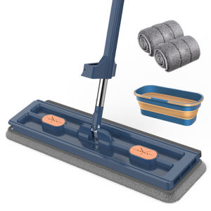 【COD】Large mop home 360° rotating lazy absorbent water mopping artifact wet and dry dual-use flat mop
