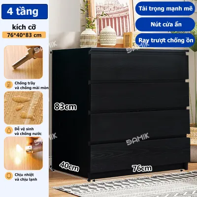 DAMIK-Tủ ngăn kéo gỗ tủ ngăn kéo gia đình phòng ngủ phòng khách