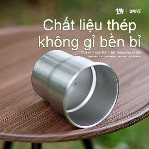 Thang cắm trại cốc nước cốc đựng đồ uống cắm trại ngoài trời