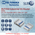 Teltonika RUTX50 Industrial 5G Router LTE Dual-SIM WiFi5 VPN GPS IoT. 