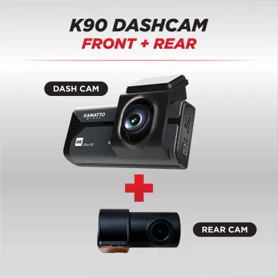 [FREE WIRE KIT] Kamatto Dashcam K30 K60 K90 2K 1440P Ultra HD WIFI APP Parking Surveillance With Screen