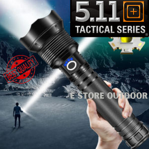 Senter LED Jarak Jauh Berburu Camping Tactical 511: Super Terang 90000 Lumen MXP70