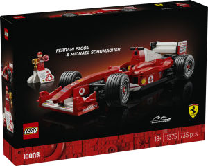 [BrickMonster] LEGO 11375 Icons Ferrari F2004 & Michael Schumacher