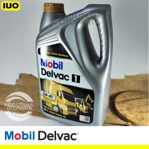 Oli Delvac One 5W 40 Mobil One Fully Synthetic isi 5 Ltr ASLI