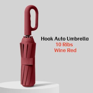 COD*Automatic Portable UV Rain Protection Umbrella –Windproof Travel Sun/Rain Umbrella Outdoor The fully automatic buckle handle umbrella maintains fashion and protection ﻿