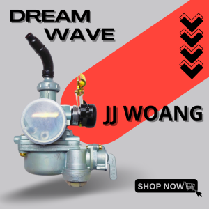 Bình xăng con(Chế hòa khí)Honda Dream Wave JJWoang cao cấp