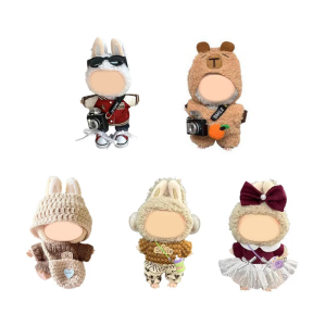 Fashion Doll Garment Display Clothes Set and Accessory For Anime 17cm Sitting Doll Dressingup Accessory Easy Change