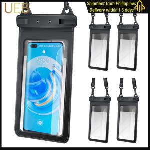 【UEB】5pcs Floating Phone Pouch with Lanyard for Swimming Snorkeling and Water Sports