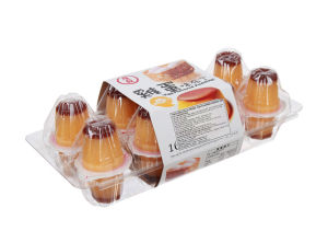 Thạch rau câu pudding vị trứng sữa hộp 16 cái - Egg Flavored Pudding Houyi Đài Loan 260g