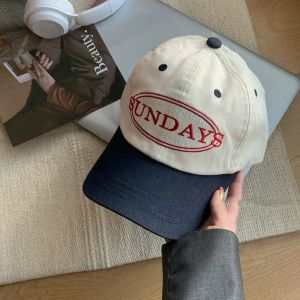 หมวกแก๊ป ปัก SUNDAYS มี 3 สี ผ้าฝ้าย สไตล์เกาหลี 153