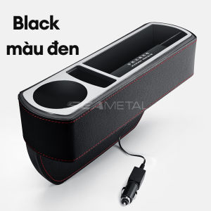 Seemetal Xe khay đựng đồ khe ghế Với Không Dây Sạc Chức Năng Plug-Trong Phiên Bản Xe Bộ Phận Lưu Trữ