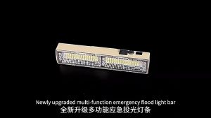Rechargeable LED Light Magnetic Portable Power Bank Camping Lantern Outdoor Emergency Flashlight