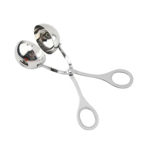 SWEET TIM Creative For Rice Balls Ice Cream  Balls Meatball Mold Stainless Steel Silver Kitchen Utensil Meatball Maker Meatball Spoon Kitchen Tools