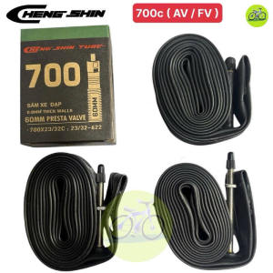 Ruột xe đạp 700c - Săm Cheng shin tube 700x23-32c 6080mm - Van Xe Đạp